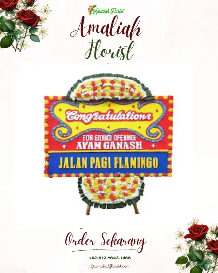 Sewa Papan Bunga Ngarum
